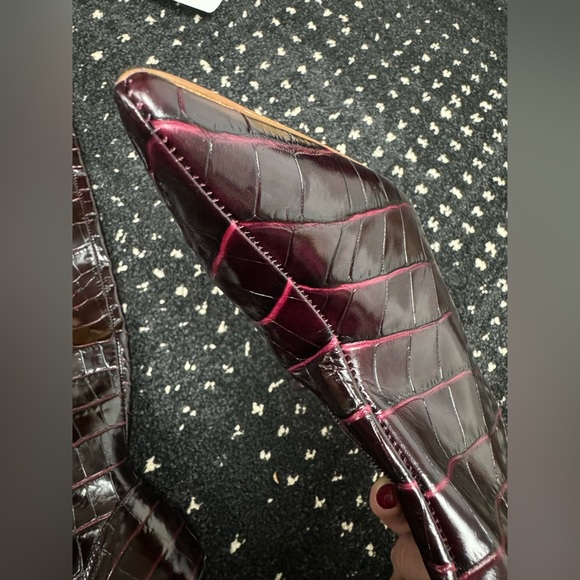 Stuart Weitzman Lucite Croc Over the Knee Boots - Picture 8 of 15